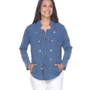 NWT Neon Buddha Mediterranean Jacket Vintage Blue XS